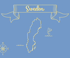 Sweden Map Outline