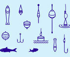 Fishing Tackle Stroke Icon
