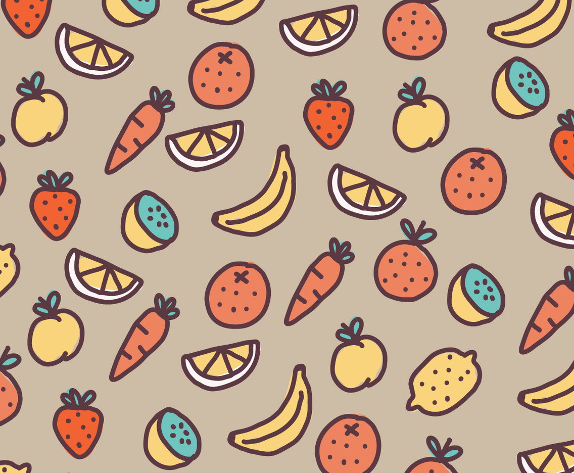 Fruits Vegetables Pattern