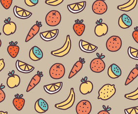 Fruits  Vegetables Pattern