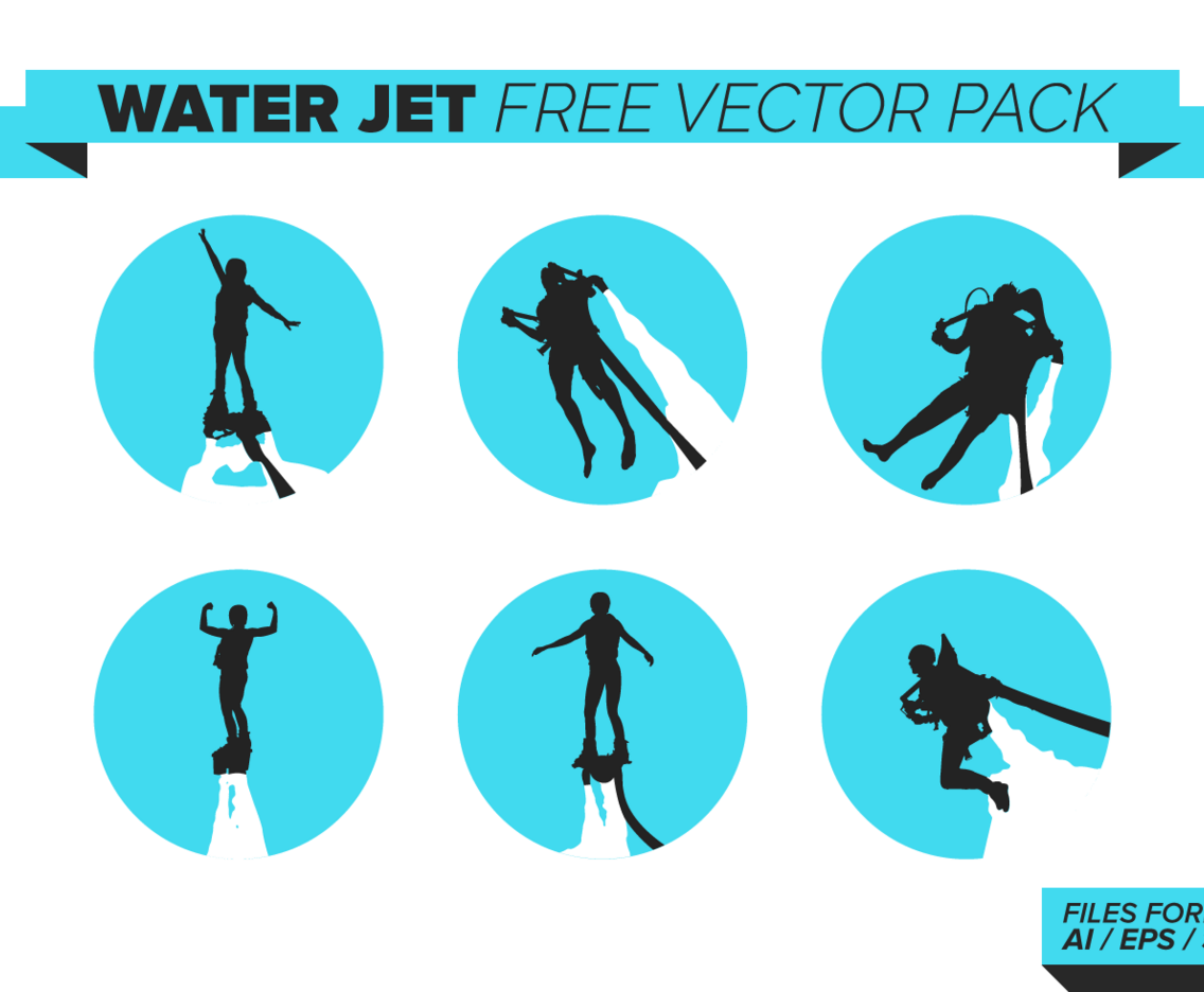 Water Jet Free Vector Pack