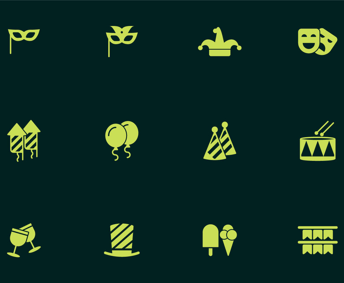 Masquerade Ball Mask Icon