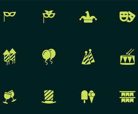 Masquerade Ball Mask Icon