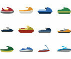 Flat Jet Ski Vectors
