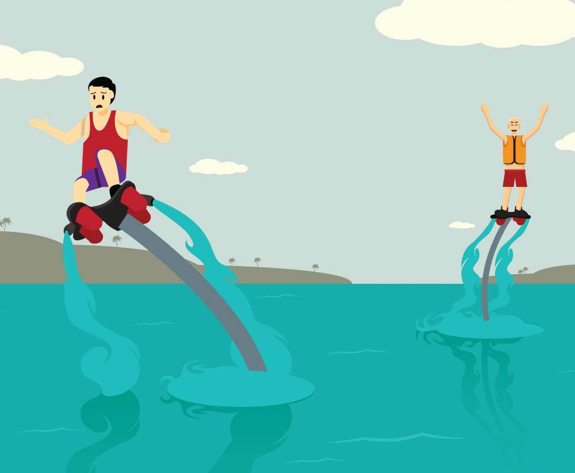 Water Jet Illustration