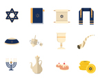 Tefillin And Jewish Vector Elements