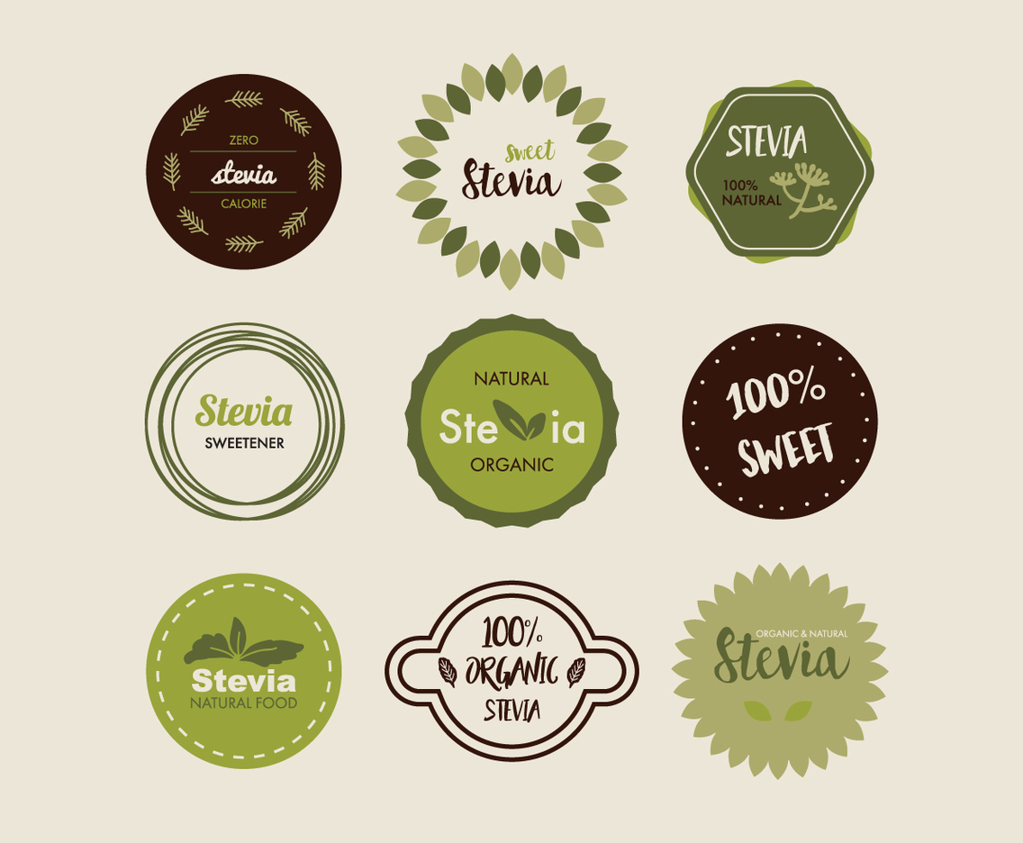 Stevia Badges
