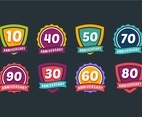 Anniversary Badges