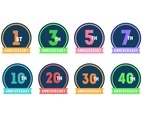 Anniversary Badges
