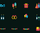 Anniversary Vector Icons
