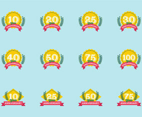 Anniversary Signs Collection