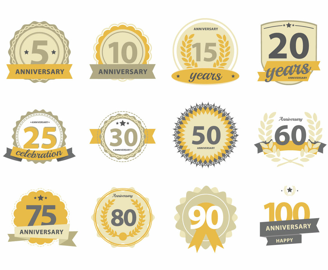 Happy Anniversary Badge