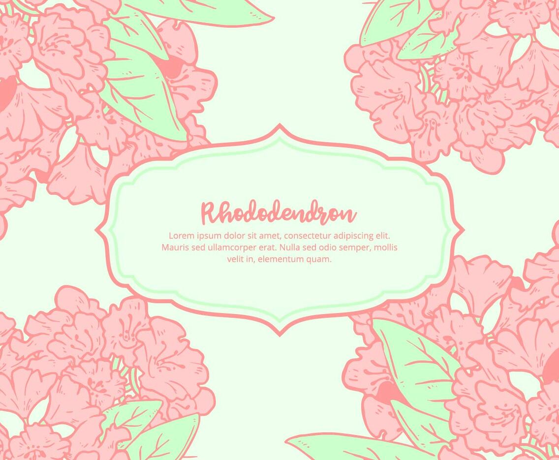 Rhododendron Background