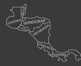 Central America Map