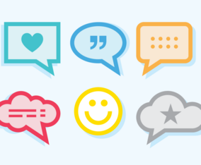 Testimonials Cloud Speech Vector