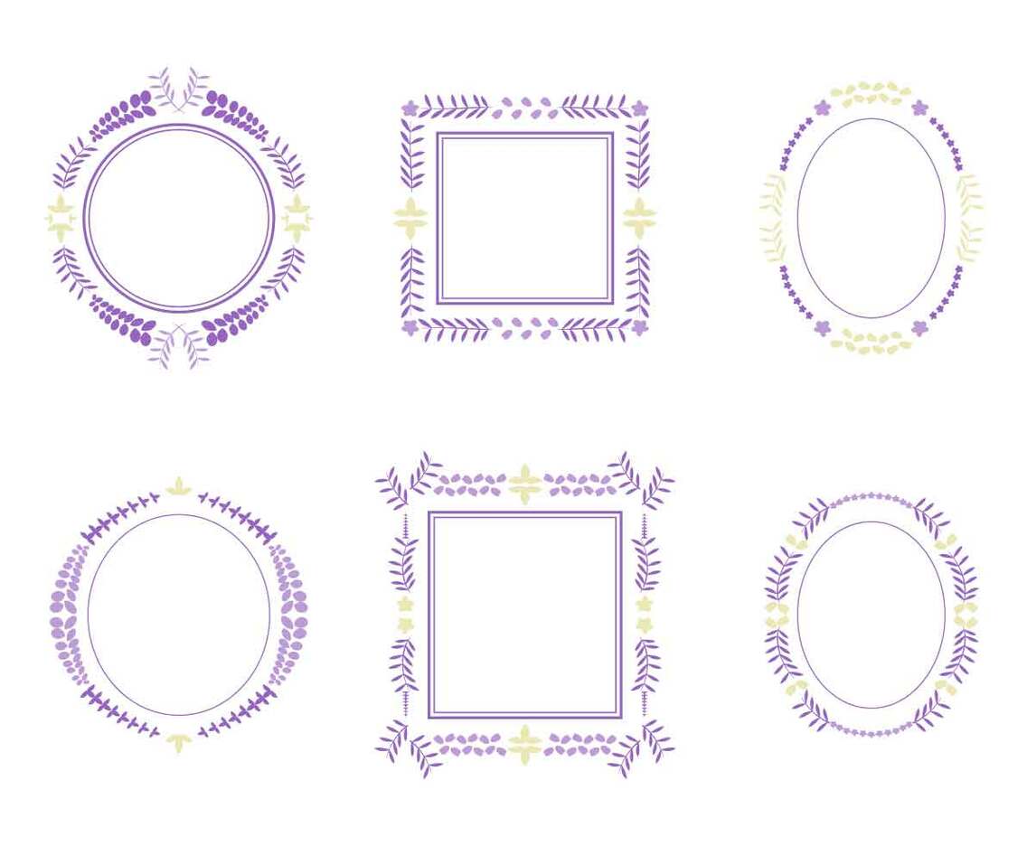 Free Beautiful Wisteria Flower Vectors