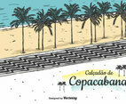 Copacabana Vector Background