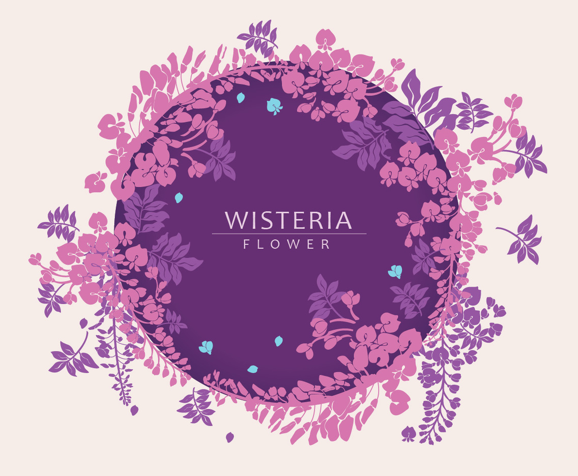 Wisteria Vector