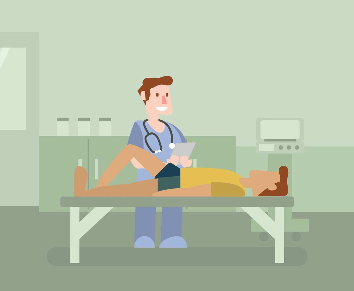 Physiotherapist Illustration