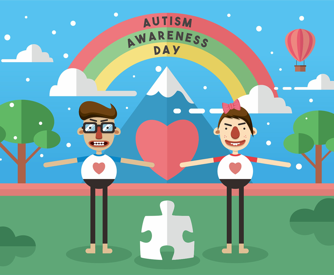 Autism Awareness Day Vector Art