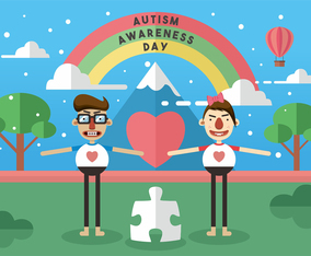 Autism Awareness Day Vector Art