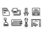 Automotive vector icons