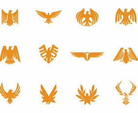 Yellow Flat Eagle Seal