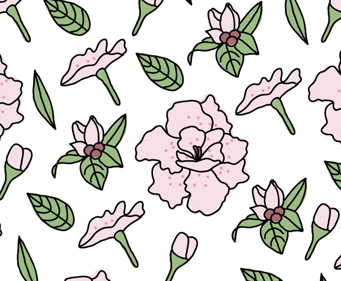 Rhododendron Pattern