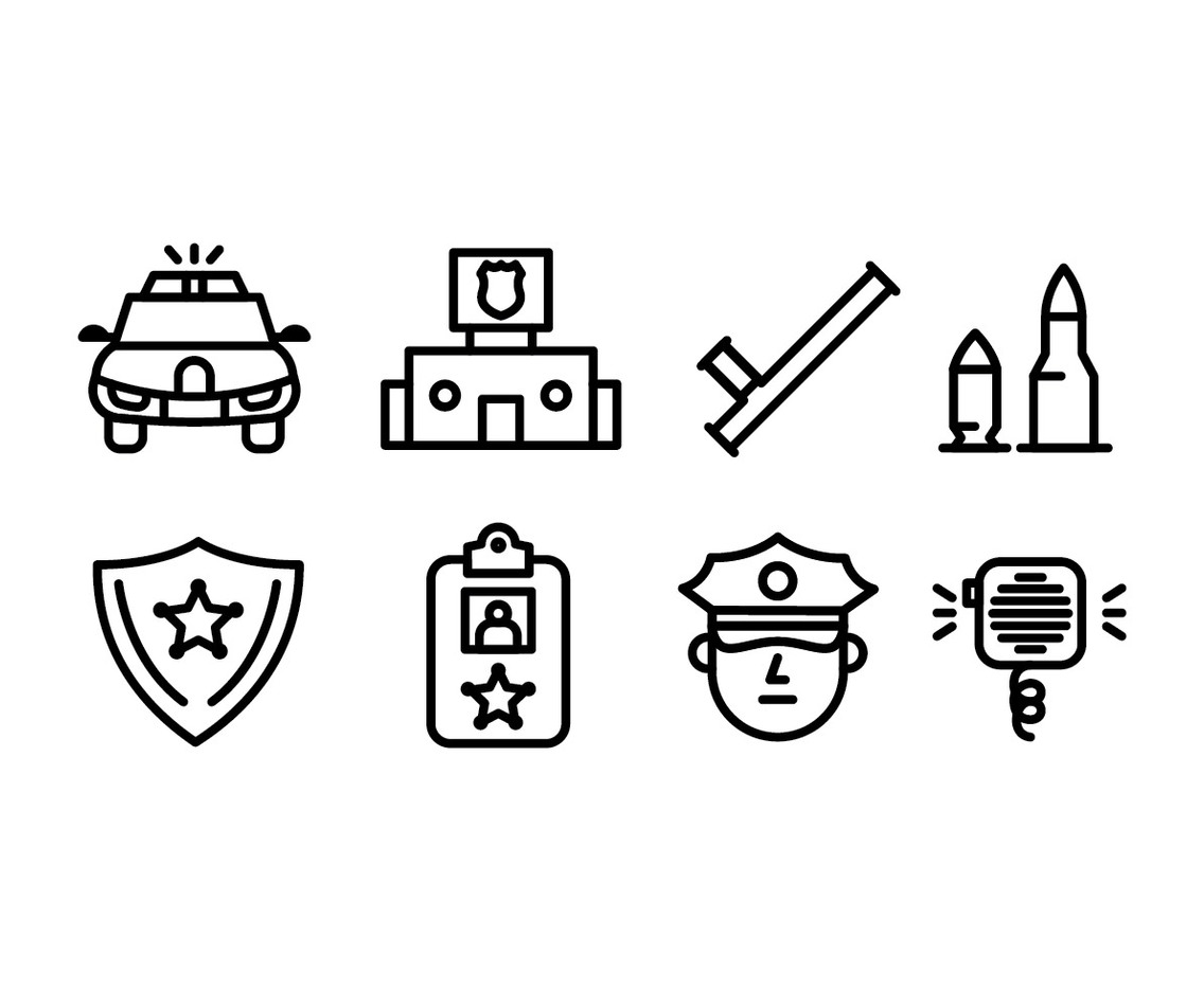 Police icons