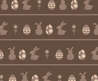 Brown Eggs  Rabbits Pattern