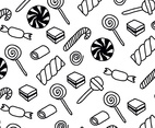 Black  White Candy Patterns