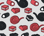Licorice Red and Black Pattern