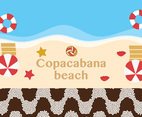 Copacabana Texture Vector