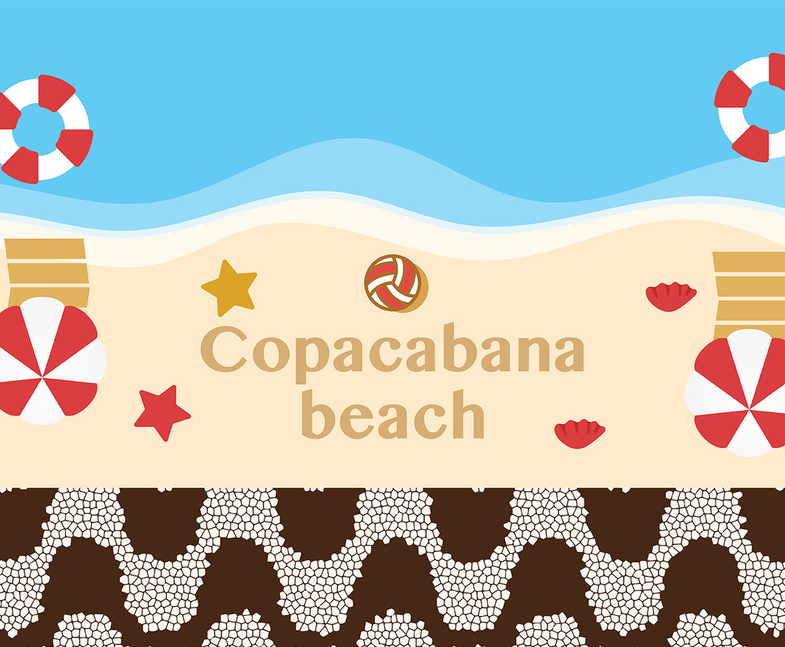 Copacabana Texture Vector