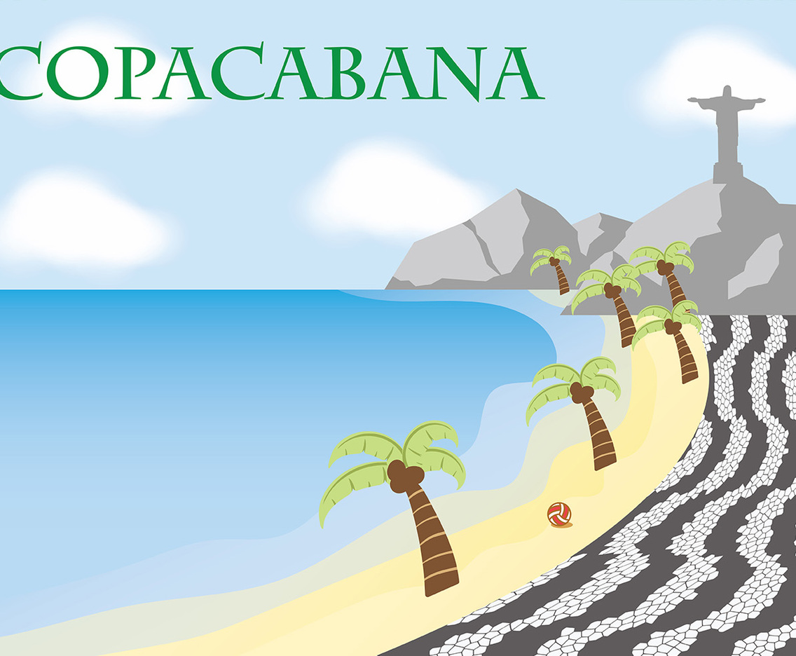 Copacabana Texture Vector