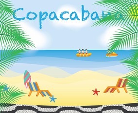 Copacabana Texture Vector