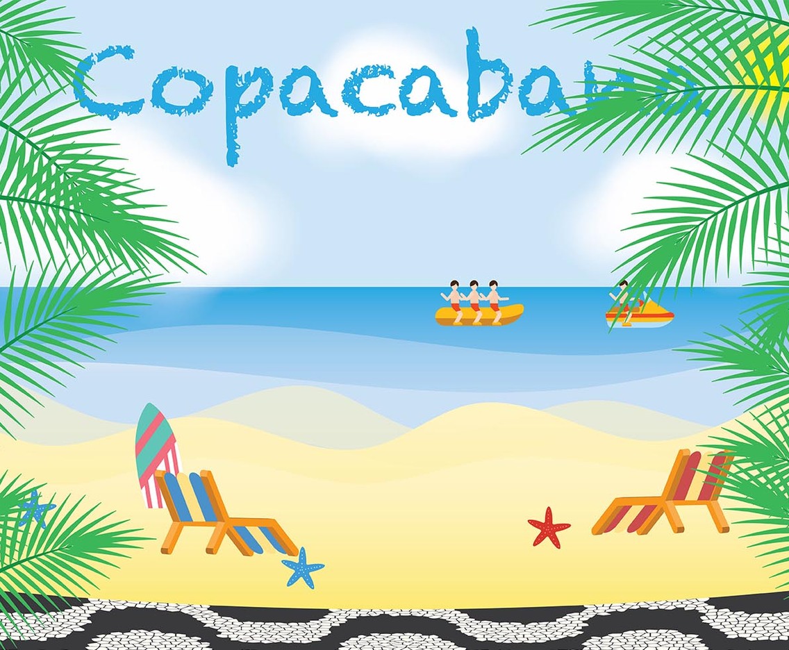 Copacabana Texture Vector