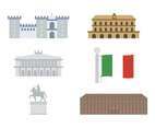 Free Iconic Italy Vectors