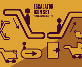 Escalator Icons