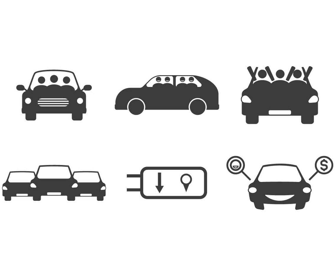 Free Unique Carpool Vectors