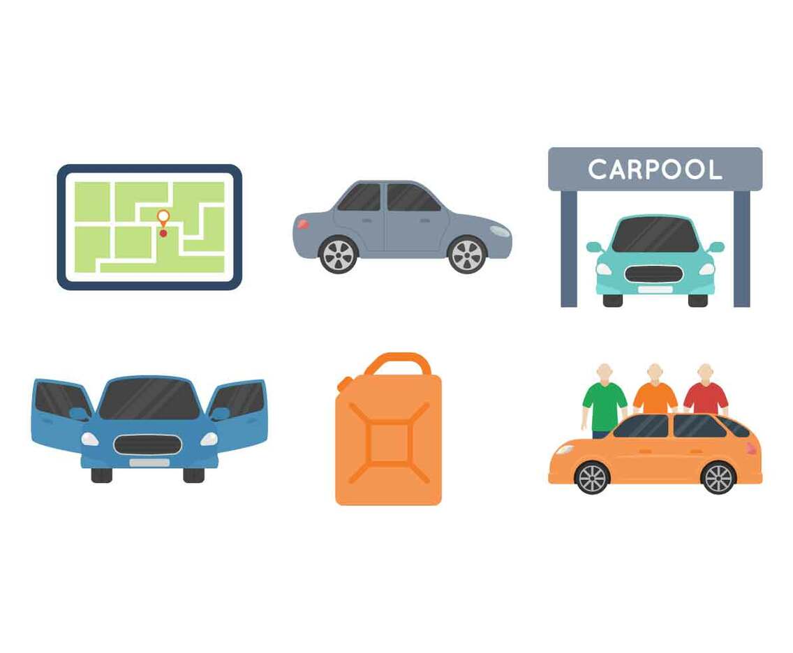 Free Unique Carpool Vectors