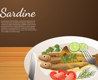 Sardine Food Free Vector