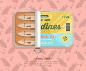 Sardine Background