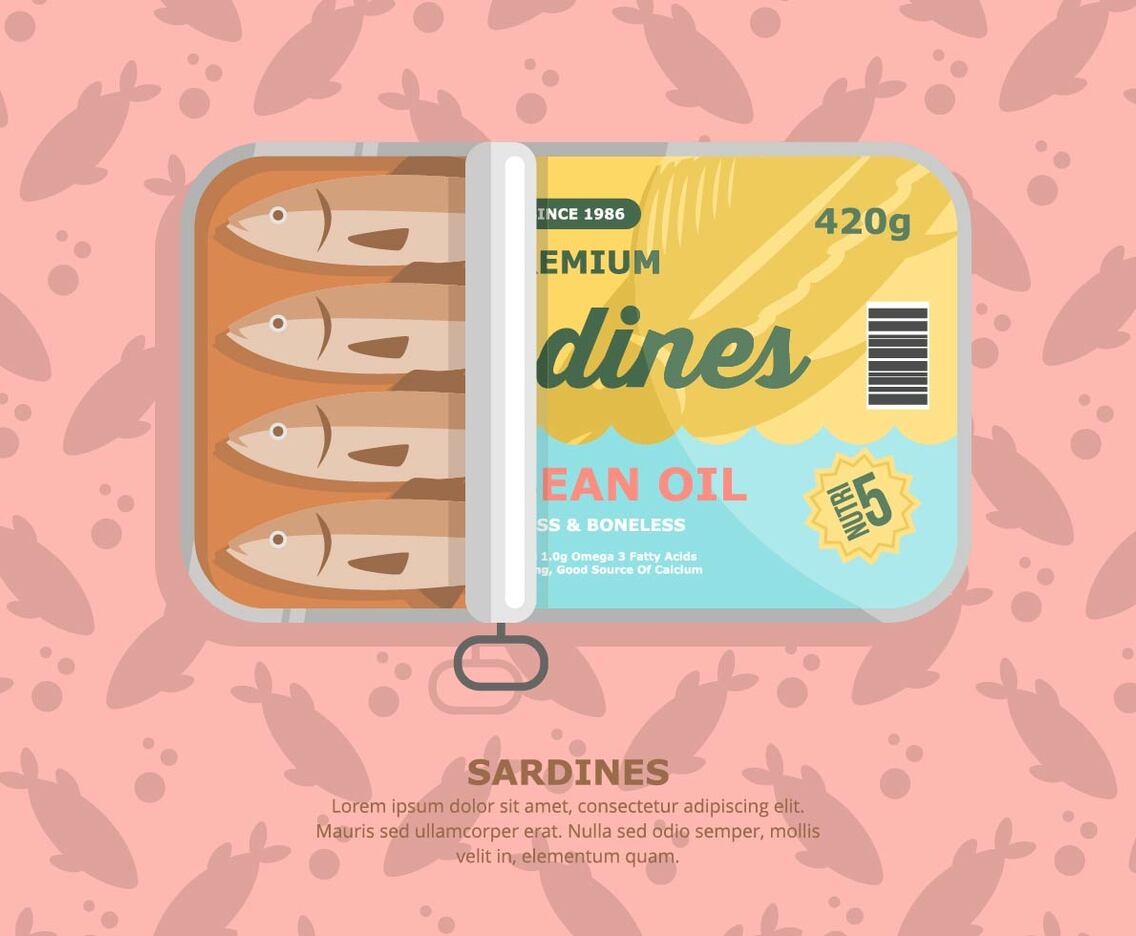 Sardine Background