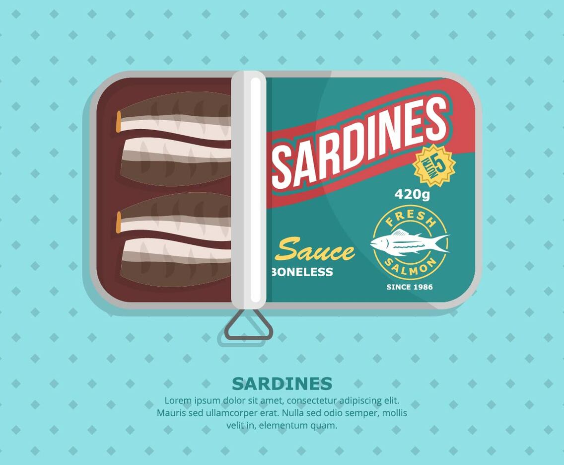Sardine Background