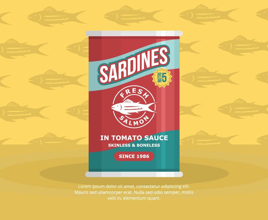 Sardine Background