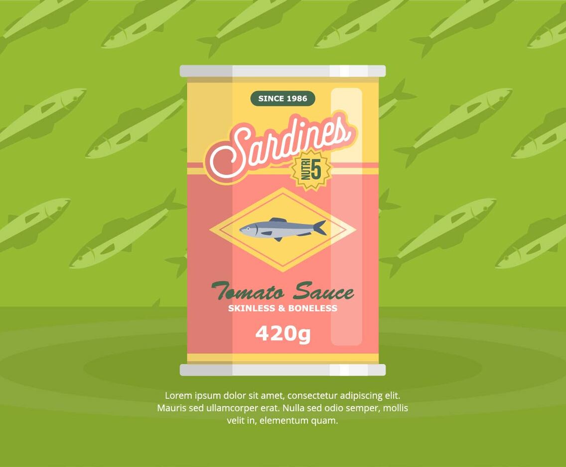 Sardine Background