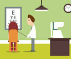 Eye Doctor Vector Illustration