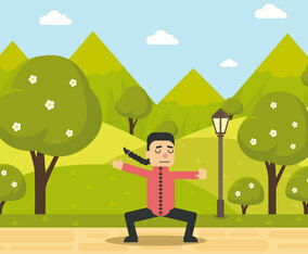 Tai Chi Man Pose's