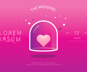 Save The Date, Wedding Invitation Template